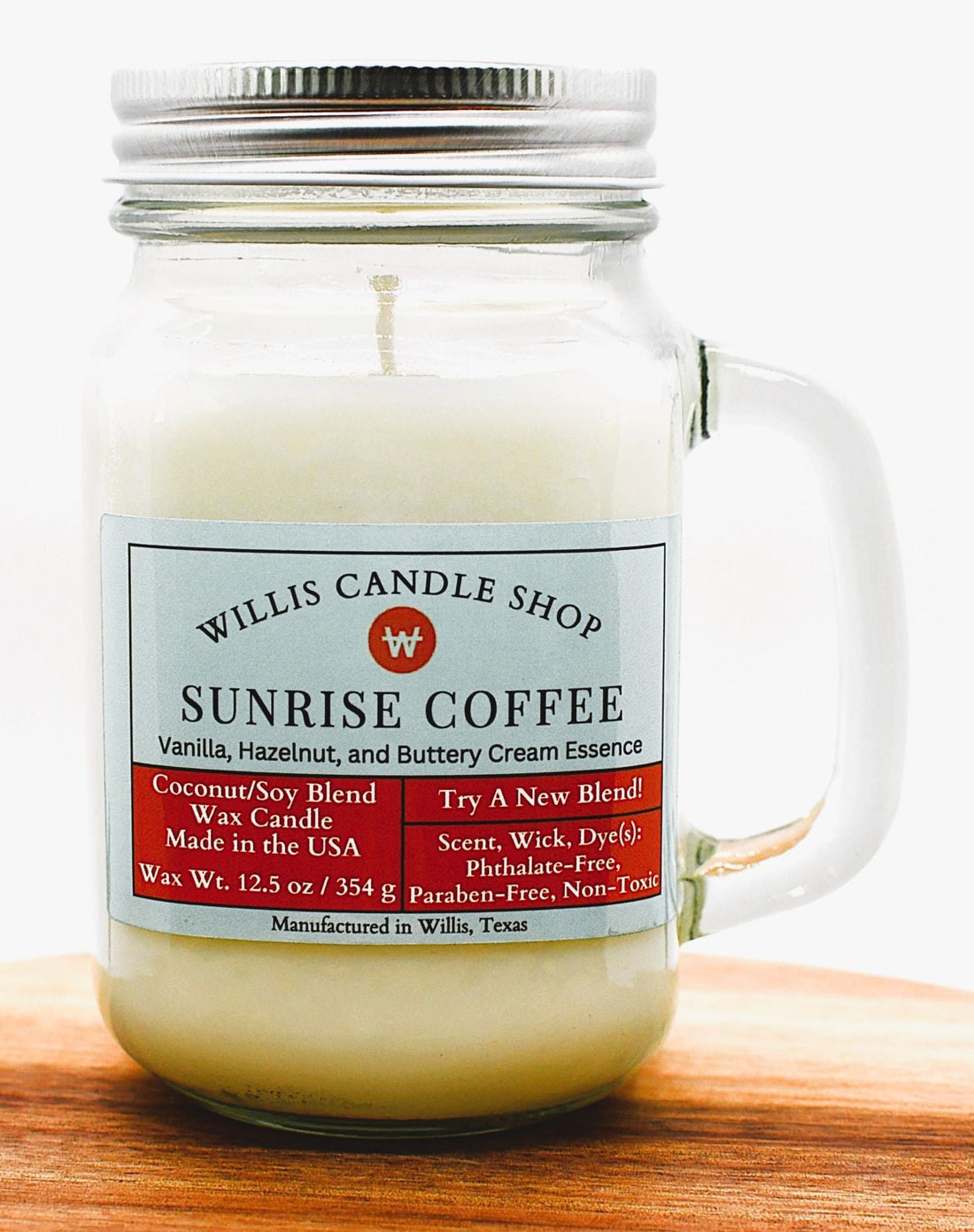 Scented candle preparation at the Willis Candle Shop.
