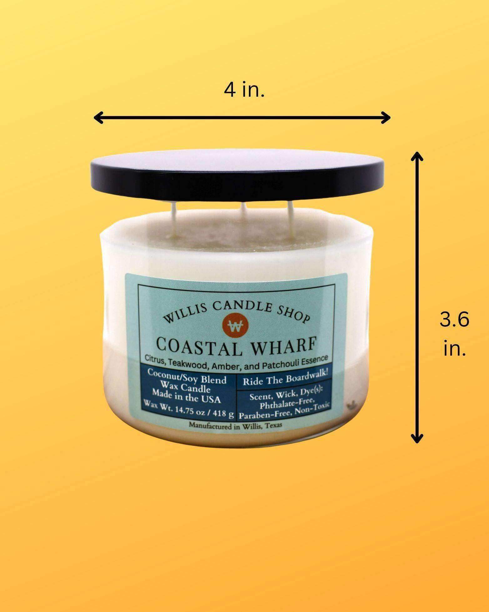 High quality candles at a candle shop with candles made in the USA as scented candle options.