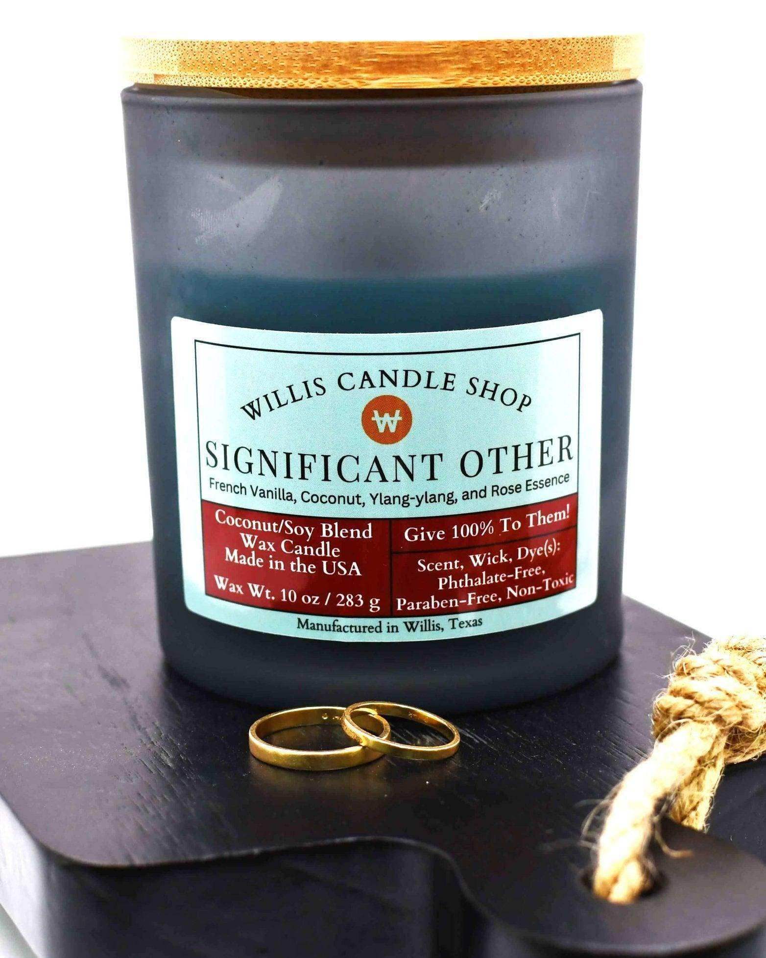 Scented candle at Willis Candle Shop as a best candle option for luxury candle buyers.